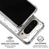 White Speckle Pixel 9/9 Pro Clear Case